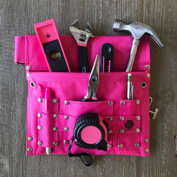 Women's Pink Tool Belt - Tuff Chix by Paige Hemmis - Picture 6 of 6